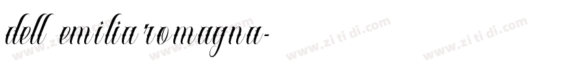 dell emilia romagna字体转换